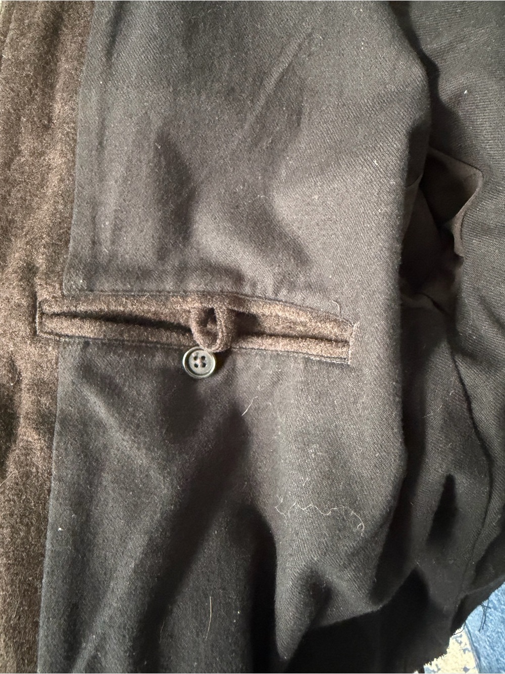 Brown Cropped Button-Front Jacket - Picture 3 of 11